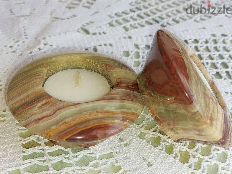 candle holders onyx 6