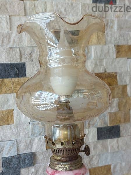 capodemonte vintage lamp with dimer 45 cm 1