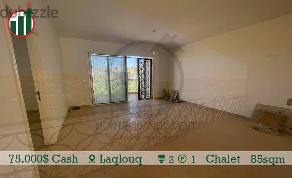 Chalet for sale in Laqlouq with Small Garden !Only for 75,000$! 2