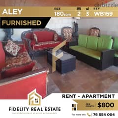 Furnished apartment for rent in Aley WB159 0