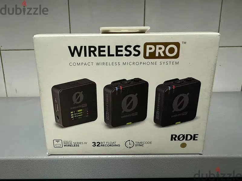 RODE WIRELESS PRO COMPACT WIRELESS MICROPHONE SYSTEM 1