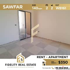 Apartment for rent in sawfar WB161