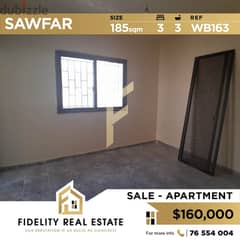 Apartment for sale in Sawfar WB163 0