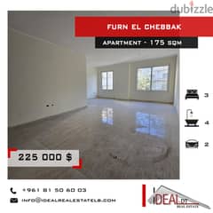 Brand new Apartment for sale in Furn el Chebbak 175 sqm ref#jpt22140