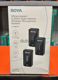 Boya Ultracompact 2.4GHz Dual-channel Wireless Microphone System BY-XM 0
