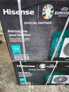 2× AC Hisense 12000BTU Inverter 0