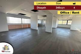 Dbayeh 340m2 | Office | High-End | Prime Location | Rent | MJ |