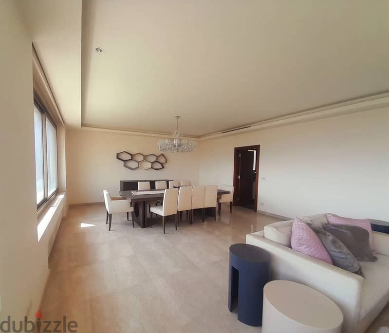 Elegant Furnished Apartment with Panoramic View for Rent in Mathaf 3