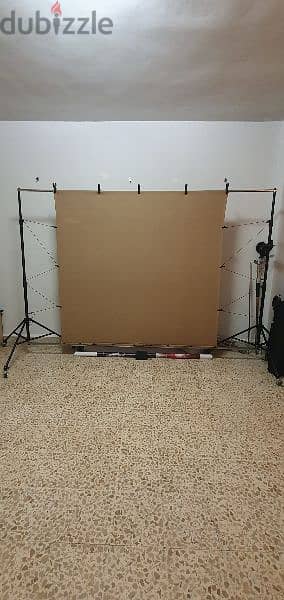 Heavy Duty Studio Backdrop Stand with wheels