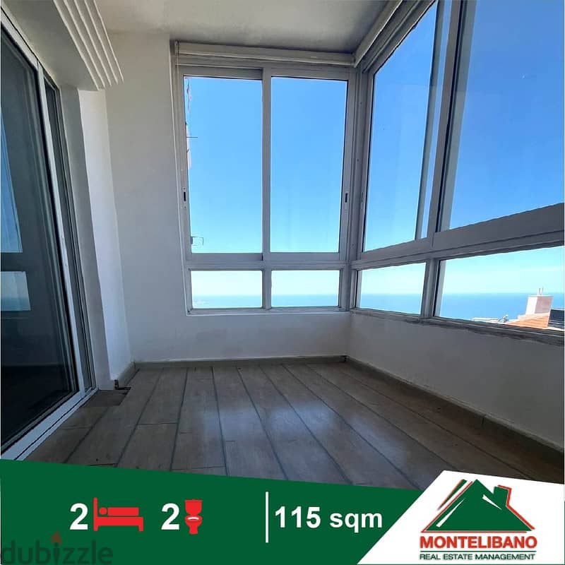 73,000$ Cash Payment!! Apartment for sale in Sheileh!! Open Sea View!! 1