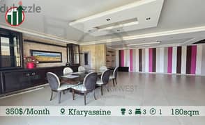 Apartment for Rent in Kfaryassine ! 0
