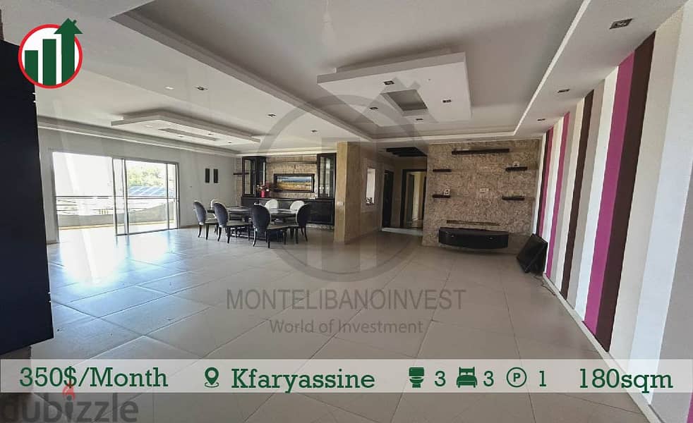 Apartment for Rent in Kfaryassine ! 4