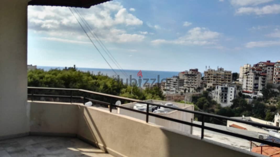 130m2 3 bedrooms apartment having an open sea view for sale in Aoukar 0