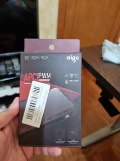 Aigo PWM 6 Fan controller with ARGB 0