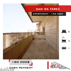 Apartment for sale in Tripoli Dam wa Farz 195 sqm ref#rk679