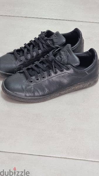 Black Adidas Stan Smith Shoes - Sneakers 3
