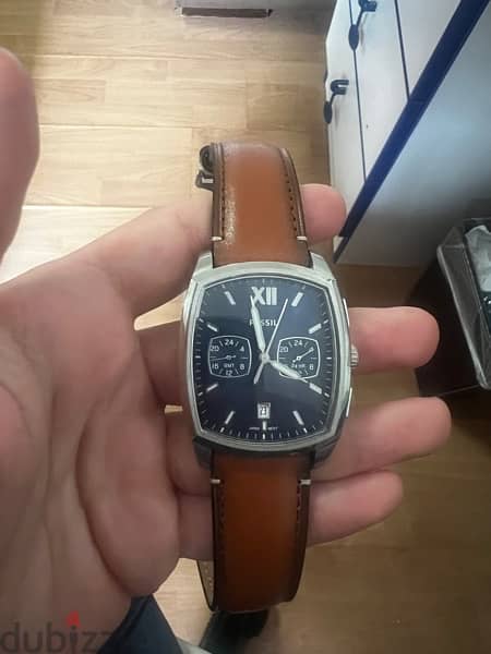 Fossil Men Watch Leather BRAND NEW 1