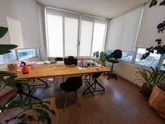 85 SQM Prime Location Furnished Office in Mazraat Yachouh, Metn