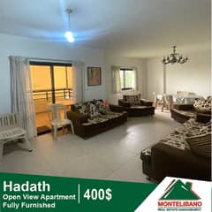 400$ Cash/Month!! Apartment For Rent In Hadath!! Open View!!