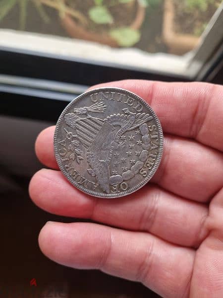 A silver old coin 10