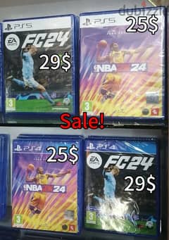 fc 24 nba2k24  for ps4 ps5 available! price in description! 0