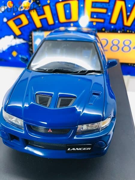 1/18 diecast Autoart Mitsubishi Lancer EVO VI (6) DISCONTINUED NEW BOX 6