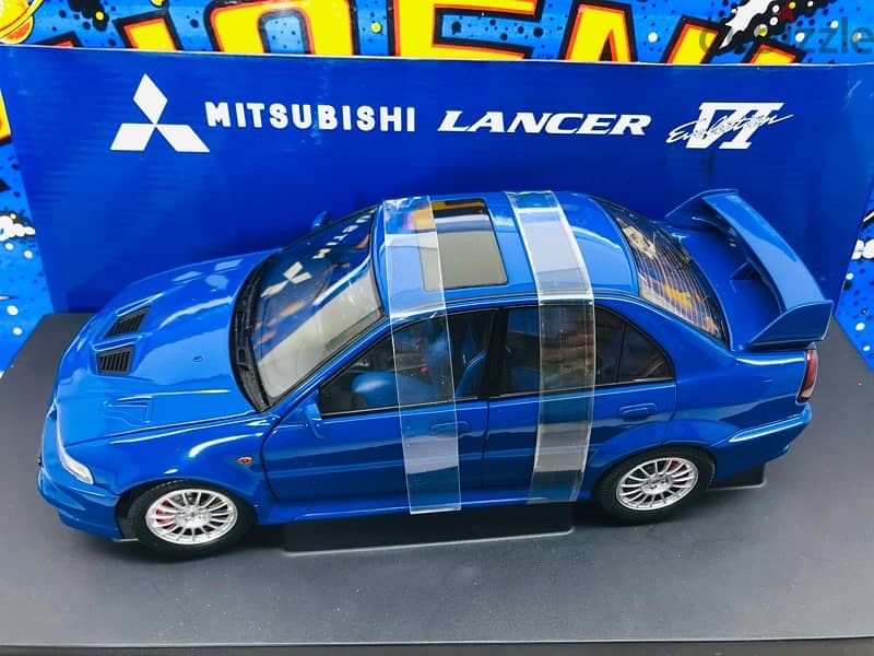 1/18 diecast Autoart Mitsubishi Lancer EVO VI (6) DISCONTINUED NEW BOX 12