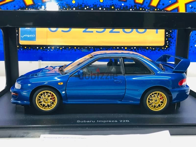 1/18 diecast Autoart Subaru Impreza 22B STI Upgraded Version NEW 2