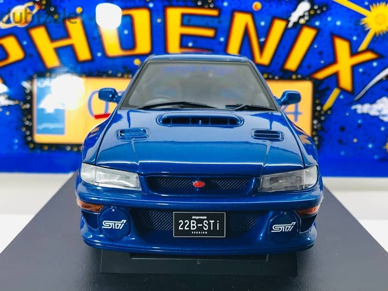 1/18 diecast Autoart Subaru Impreza 22B STI Upgraded Version NEW 5