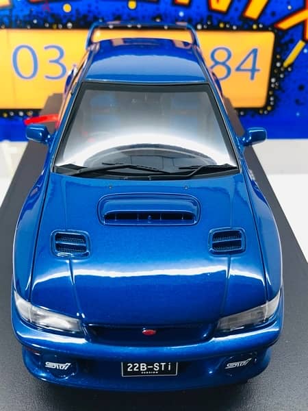 1/18 diecast Autoart Subaru Impreza 22B STI Upgraded Version NEW 7