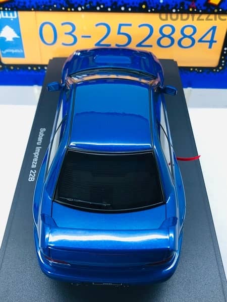 1/18 diecast Autoart Subaru Impreza 22B STI Upgraded Version NEW 9