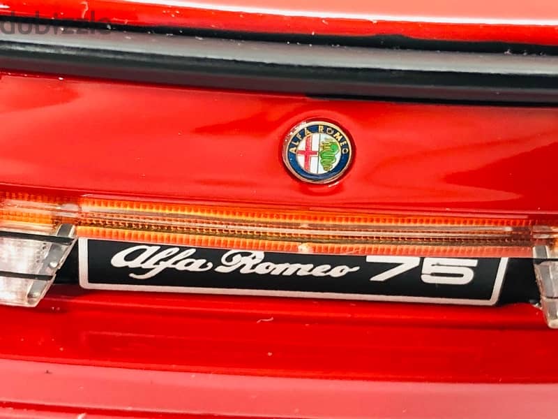 1/18 diecast Alfa Romeo 75 TURBO EVOLUZIONE RARE. 7
