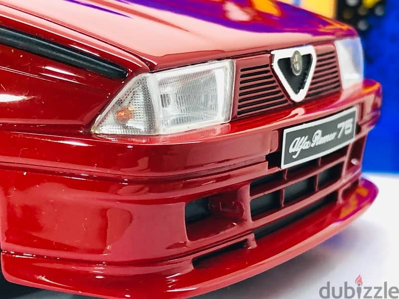 1/18 diecast Alfa Romeo 75 TURBO EVOLUZIONE RARE. 8
