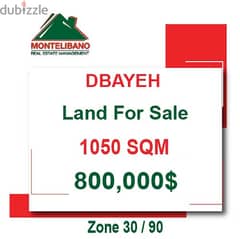 800,000$!! Land for sale located in Dbayeh