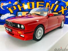 1/18 diecast BMW M3 (E30) Cabriolet Red