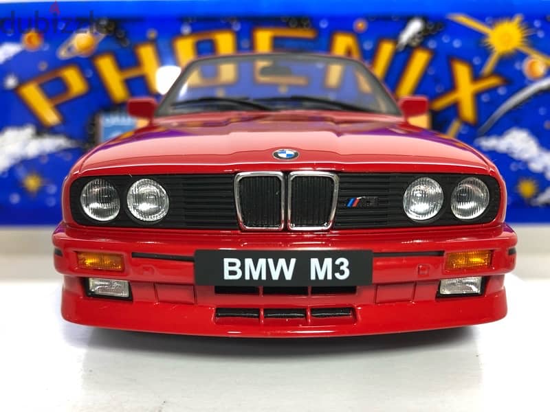 1/18 diecast BMW M3 (E30) Cabriolet Red 6