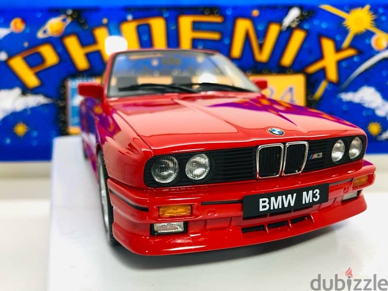 1/18 diecast BMW M3 (E30) Cabriolet Red 8