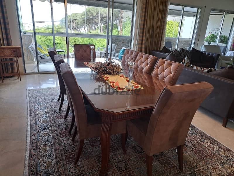 Full dining table and chairs 3
