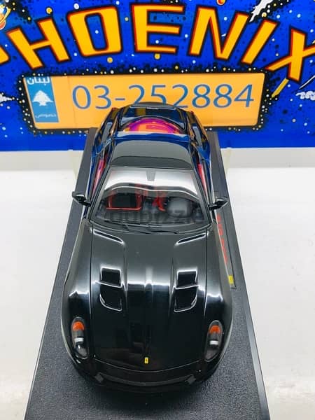 1/18 diecast Full Opening Ferrari 599 GTO Nero NEW SHOP 2