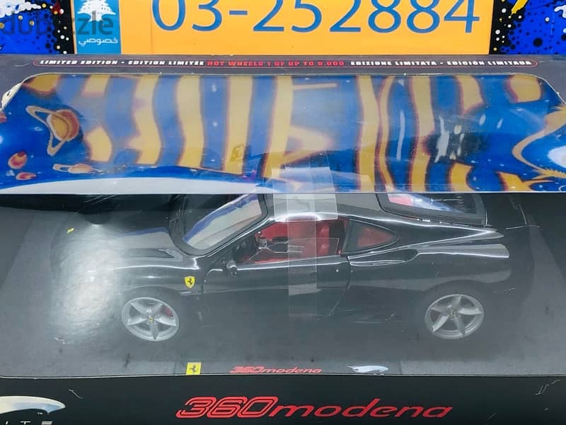 1/18 diecast Full Opening Ferrari 599 GTO Nero NEW SHOP 11