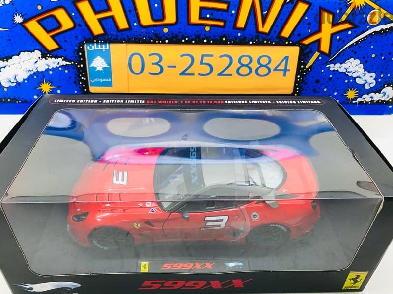 1/18 diecast Ferrari 599 XX 2009 #3 by Super Elite Rosso Corsa 1