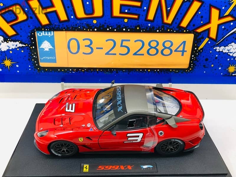 1/18 diecast Ferrari 599 XX 2009 #3 by Super Elite Rosso Corsa 7