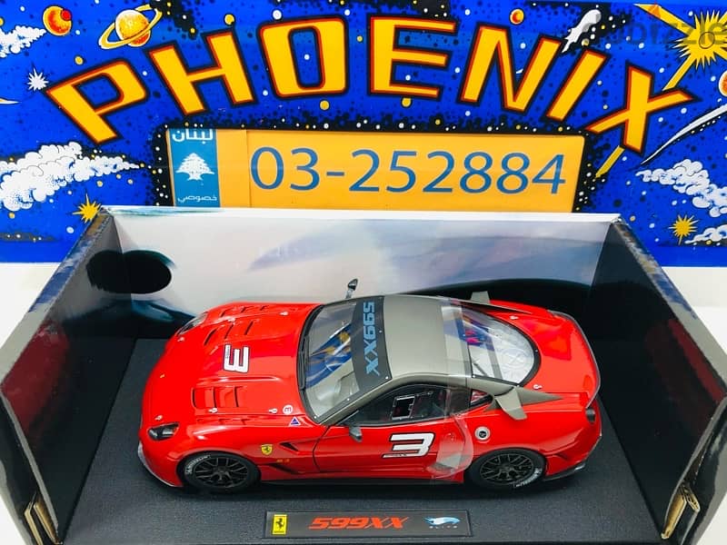 1/18 diecast Ferrari 599 XX 2009 #3 by Super Elite Rosso Corsa 15