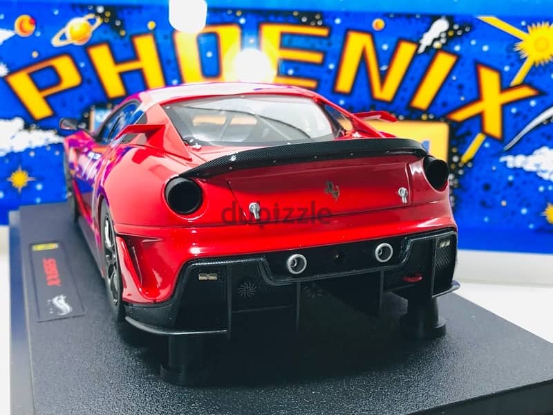 1/18 diecast Ferrari 599 XX 2009 FELIPE MASSA #77 Rosso Corsa 6