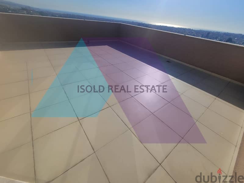 400 m2 duplex apartment+30m2 terrace+open sea view for sale in Hazmieh 2