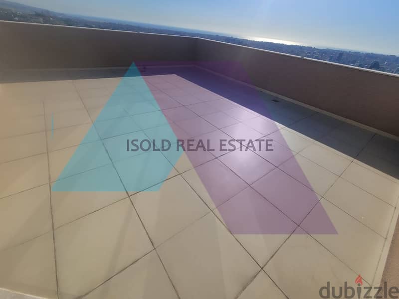 400 m2 duplex apartment+30m2 terrace+open sea view for sale in Hazmieh 0