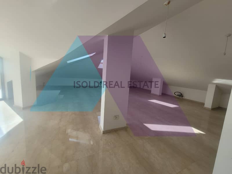 400 m2 duplex apartment+30m2 terrace+open sea view for sale in Hazmieh 7