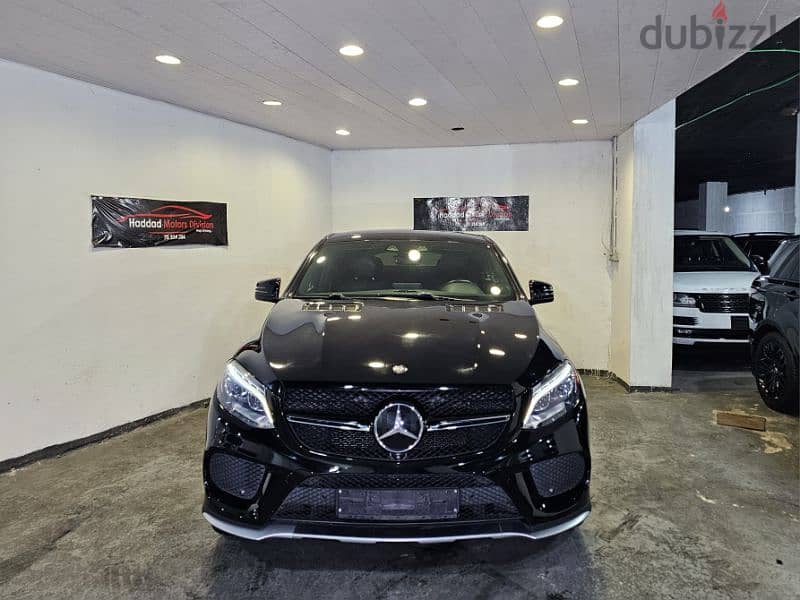 2016 Mercedes GLE450 Coupe/43 AMG Black/Black Fully Loaded CleanCarfax 1