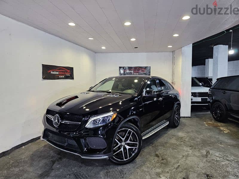 2016 Mercedes GLE450 Coupe/43 AMG Black/Black Fully Loaded CleanCarfax 2