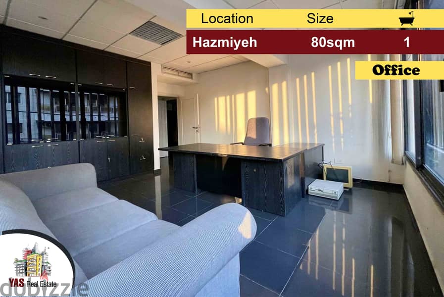 Hazmiyeh 80m2 | Office | Perfect Investment | Active Street | PA | 0
